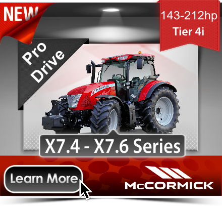 The new McCormick X7 PRO DRIVE Series Tractor from AgriArgo UK